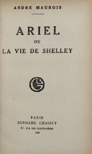 [Gutenberg 59781] • Ariel: ou, La vie de Shelley